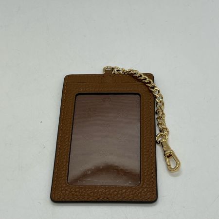  TORY BURCH トリーバーチ ラウンドファスナー財布 使用感有 カードケース付き  ブラウン