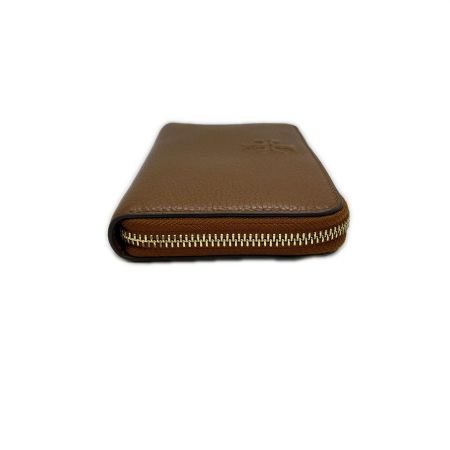  TORY BURCH トリーバーチ ラウンドファスナー財布 使用感有 カードケース付き  ブラウン