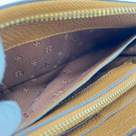  TORY BURCH トリーバーチ ラウンドファスナー財布 使用感有 カードケース付き  ブラウン