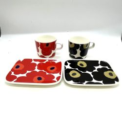 ◎◎ Marimekko マリメッコ UNIKKOカップアンドソーサー ペア Aランク