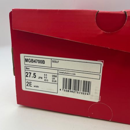  NEW BALANCE ニュー・バランス スパイクレス ゴルフシューズ MGB4700B SIZE 27.5cm