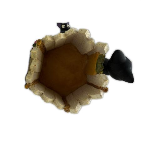   魔女の宅急便  プランター カバー　造花アレンジセット  ジジのかくれんぼ ジブリ グッズ 中古品