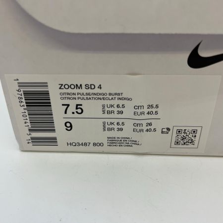  NIKE ナイキ ランニングシューズ　NIKE ZOOM SD4  HQ3487-800 SIZE 25.5cm 箱付