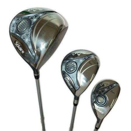  Callaway キャロウェイ SOLAIRE ソレイル 8本 レディース ゴルフセット フレックスL キャディバッグ付