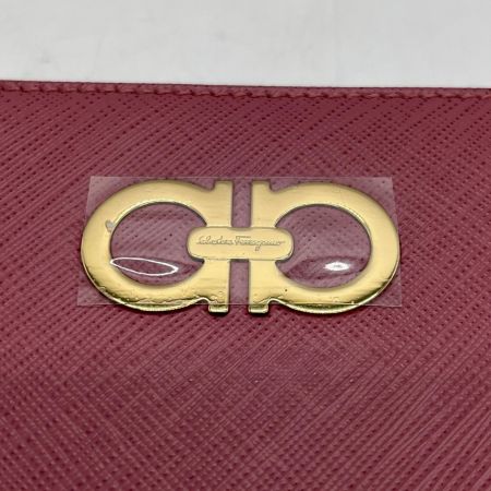 Salvatore Ferragamo サルヴァトーレフェラガモ  長財布　ガンチーニ ダブルガンチーニ  Y-22 C338 ピンク