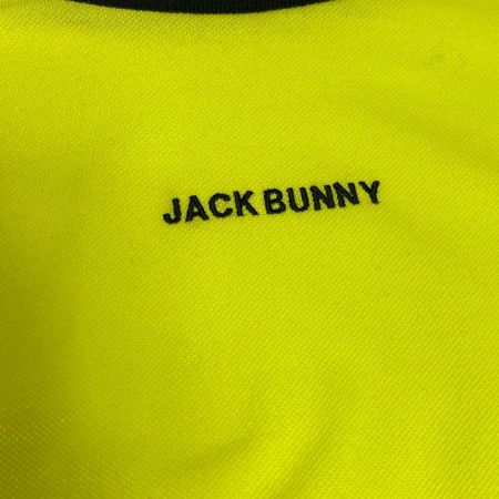 Jack Bunny!! ジャックバニー ゴルフウェア　ベア鹿の子 長袖シャツ レディース イエロー サイズ2