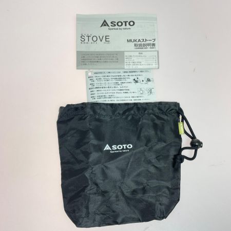  SOTO ソト MUKAストーブ ガソリンストーブ 別売燃料ボトル700ml付 SOD-371