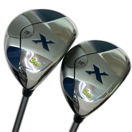  Callaway キャロウェイ X エックス 3FW 5FW フェアウェイウッド 2本セット ROMBAX 6Z08 S