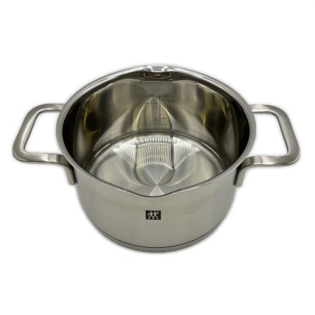   ZWILLING ツヴィリング ポウリスティック ストックポット 16cm 両手 深型 寸胴