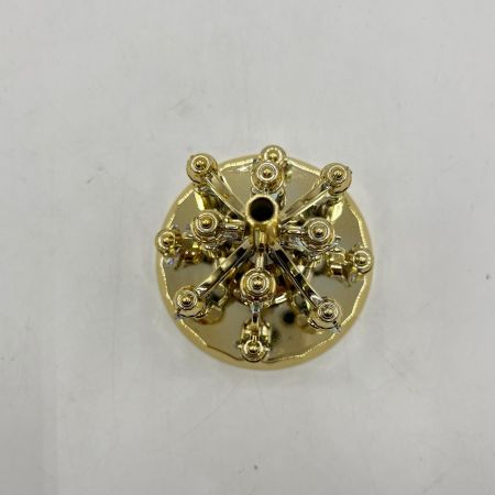  SEIKO セイコー  EMBLEM 電波置時計HW205B ブラウン x ゴールド