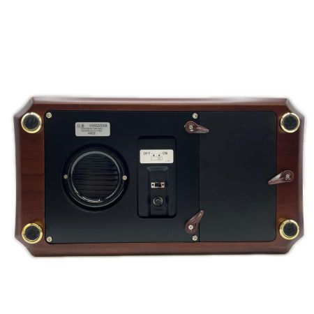  SEIKO セイコー  EMBLEM 電波置時計HW205B ブラウン x ゴールド