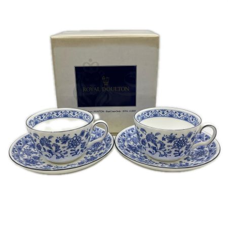  ROYAL DOULTON ロイヤルドルトン  MINTON カップ&ソーサー シャリマー ２客セット