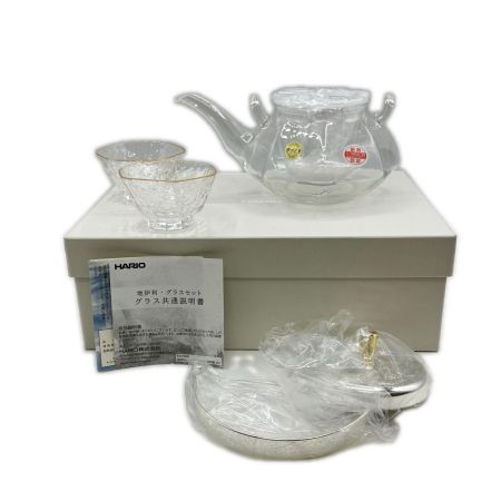  HARIO ハリオ  八角地炉利・グラスセット ＩＤＳＧ－２００４－ＥＳＶ
