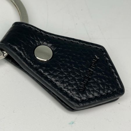 Vivienne Westwood ヴィヴィアン・ウエストウッド SAFFIANO PLAIN 3D ORB キーホルダー キーリング 8203011LU シルバー x ブラック