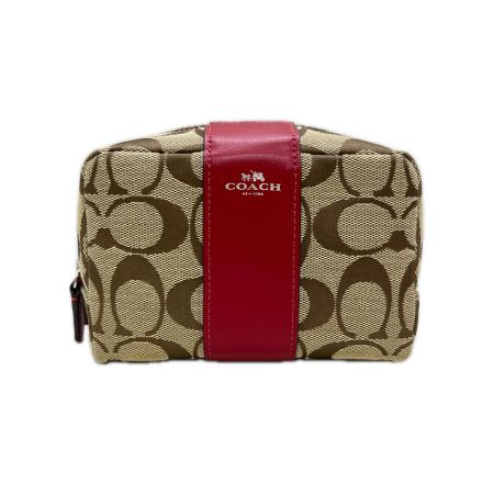  COACH コーチ マルチケース 小物入れ シグネチャー ポーチ  F21497