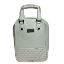 ◎◎ Audi アウディ ゴルフ シューズケース JP21029 ホワイト Aランク