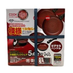 ◎◎ パール金属株式会社 クイックサイン　ダイアモンドコート　IH対応クックウェア　５点セットA 未開封 Nランク