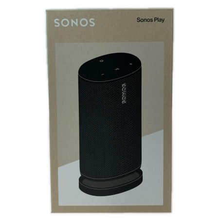  Sonos Sonos Play PLAYPJP1BLK GV26B4 スマートポータブルスピーカー Wi-Fi Bluetooth対応