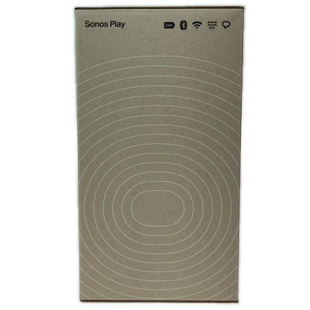  Sonos Sonos Play PLAYPJP1BLK GV26B4 スマートポータブルスピーカー Wi-Fi Bluetooth対応