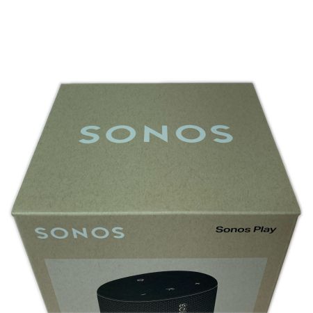  Sonos Sonos Play PLAYPJP1BLK GV26B4 スマートポータブルスピーカー Wi-Fi Bluetooth対応