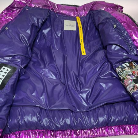  MONCLER モンクレール Palm Angels コラボ TIM バックロゴワッペン・スタッズ付きダウンジャケット  E209L4130680 ピンク