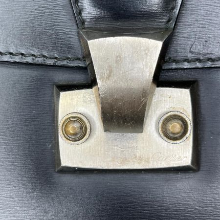  Cartier カルティエ パシャ セカンドバッグ クラッチバッグ ブラック