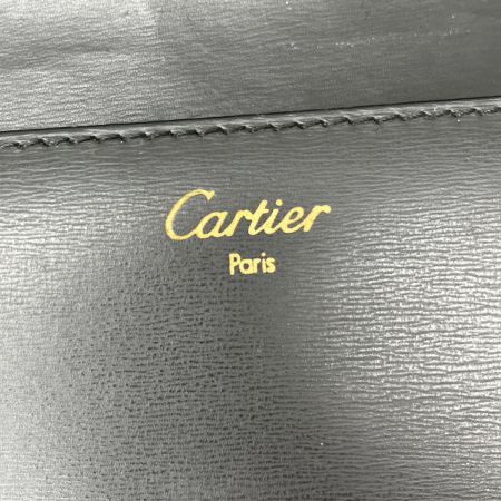  Cartier カルティエ パシャ セカンドバッグ クラッチバッグ ブラック