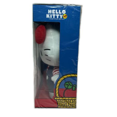   Happyくじ HELLO KITTY 50thハッピーアニバーサリー 特賞 ハローキティ BIGぬいぐるみ