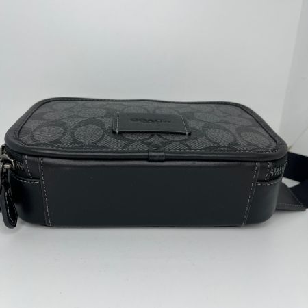  COACH コーチ シグネチャー ワイアット ベルトバッグ ボディバッグ CM106 ブラック