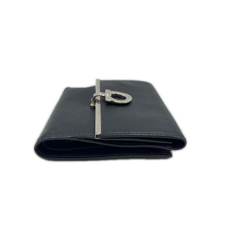  Salvatore Ferragamo サルヴァトーレフェラガモ 3つ折り財布 ガンチーニ JL-22 4639 ブラック