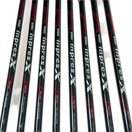  YAMAHA ヤマハ inpresX D BLACK 5-9.P.A.S 8本 アイアンセットTBX-510i R