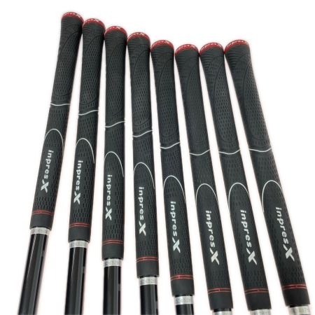  YAMAHA ヤマハ inpresX D BLACK 5-9.P.A.S 8本 アイアンセットTBX-510i R