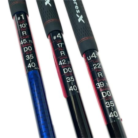  YAMAHA ヤマハ inpresX D インプレスX D 1W 4FW 4UT ゴルフクラブ 3本セット