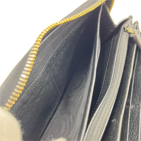  Yves Saint Laurent イブサンローラン ラウンドファスナー長財布 352907 ブラック