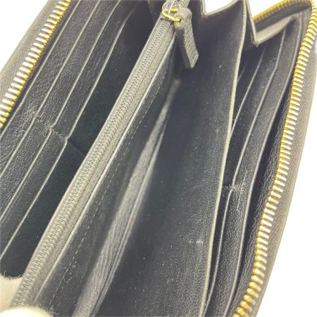  Yves Saint Laurent イブサンローラン ラウンドファスナー長財布 352907 ブラック