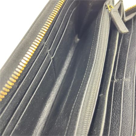  Yves Saint Laurent イブサンローラン ラウンドファスナー長財布 352907 ブラック