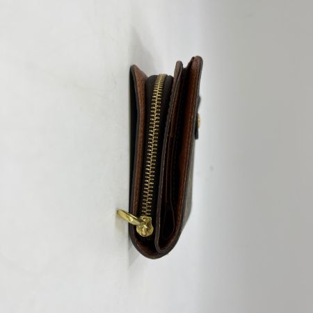  LOUIS VUITTON ルイヴィトン  モノグラム コンパクトジップ M61667 ブラウン