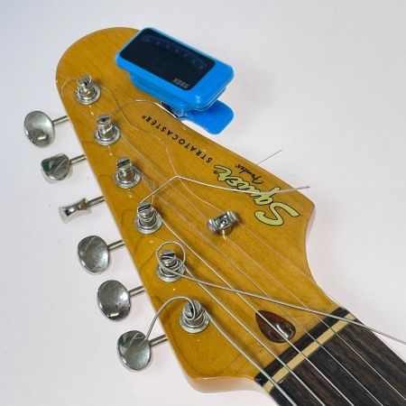  FENDER フェンダ Squier Stratocaster ストラトキャスター エレキギター バックパネル欠品 動作未確認 ジャンク