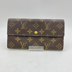 ◎◎ LOUIS VUITTON ルイヴィトン モノグラム ポルトフォイユ サラ 長財布  M61734 ブラウン Bランク