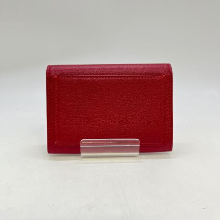  CHANEL シャネル カードケース　レザー 7461027  レッド 箱・ギャランティカード付