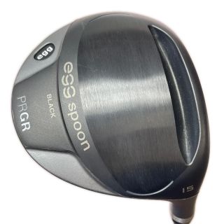 PRGR プロギア egg spoon BLACK FW 15° フェアウェイウッド TOUR AD F-75 S PRGR プロギア egg spoon BLACK FW 15° フェアウェイウッド TOUR AD F
