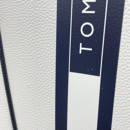  TOMMY HILFIGER トミーヒルフィガー キャディバッグ フラッグロゴ ホワイト 9.0型 5分割 3.8kg THMG5SC4