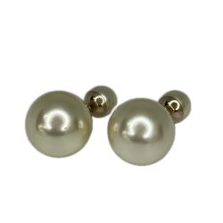 Christian Dior クリスチャンディオール トライバル パール ピアス 箱付 トライバル パール ピアス Bランク