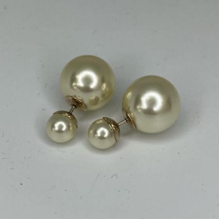 Christian Dior クリスチャンディオール トライバル パール ピアス 箱付 トライバル パール ピアス