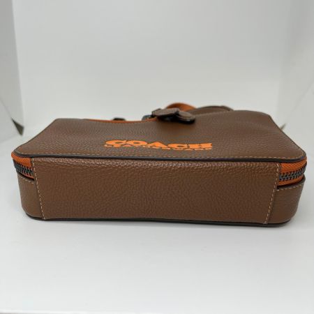  COACH コーチ チャータースリム クロスボディ ショルダーバッグ C6290 ブラウン 布袋付