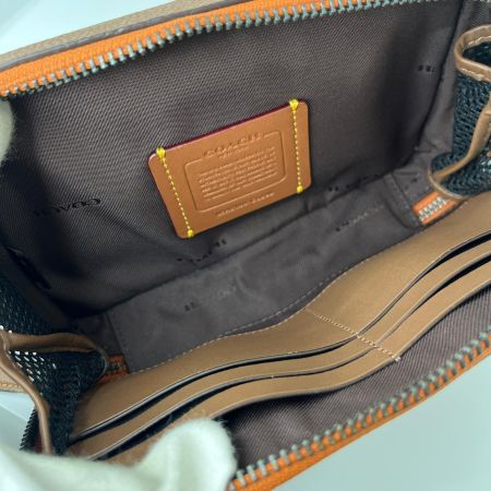  COACH コーチ チャータースリム クロスボディ ショルダーバッグ C6290 ブラウン 布袋付