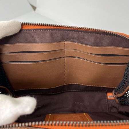  COACH コーチ チャータースリム クロスボディ ショルダーバッグ C6290 ブラウン 布袋付
