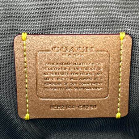  COACH コーチ チャータースリム クロスボディ ショルダーバッグ C6290 ブラウン 布袋付