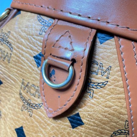   MCM ビセトス柄 ゴルフバッグ キャディバッグ  9.0型 45インチ対応 6分割 4kg 傷み多