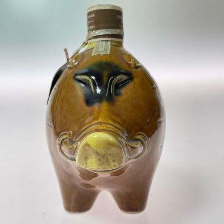 【北海道内限定発送】 OLD サントリーオールド 干支 イノシシ 陶器ボトル 760ml 43% 箱無 未開栓